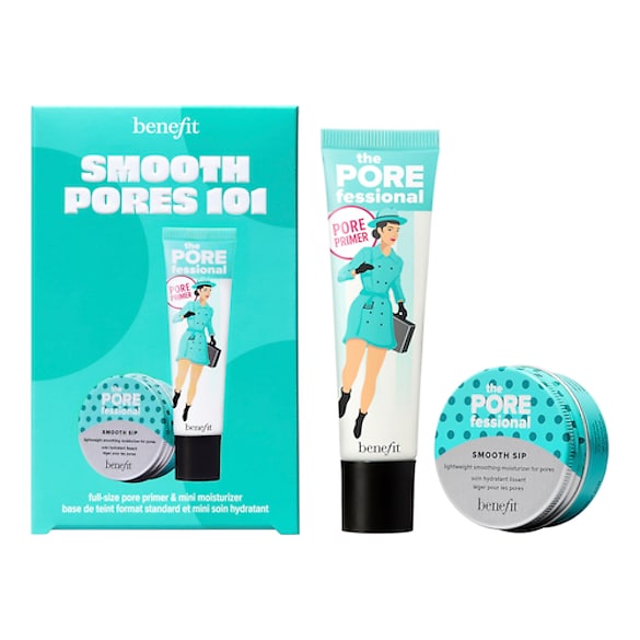 Smooth Pores 101 - Set de primer y crema hidratante POREfessional, Benefit Cosmetics